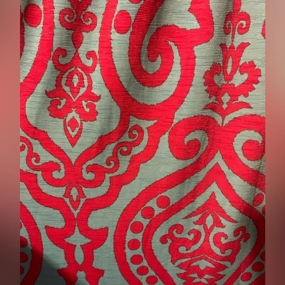 Bellamie small maxi dress cotton top with silky soft bottom EUC pink and blue - Picture 5 of 5